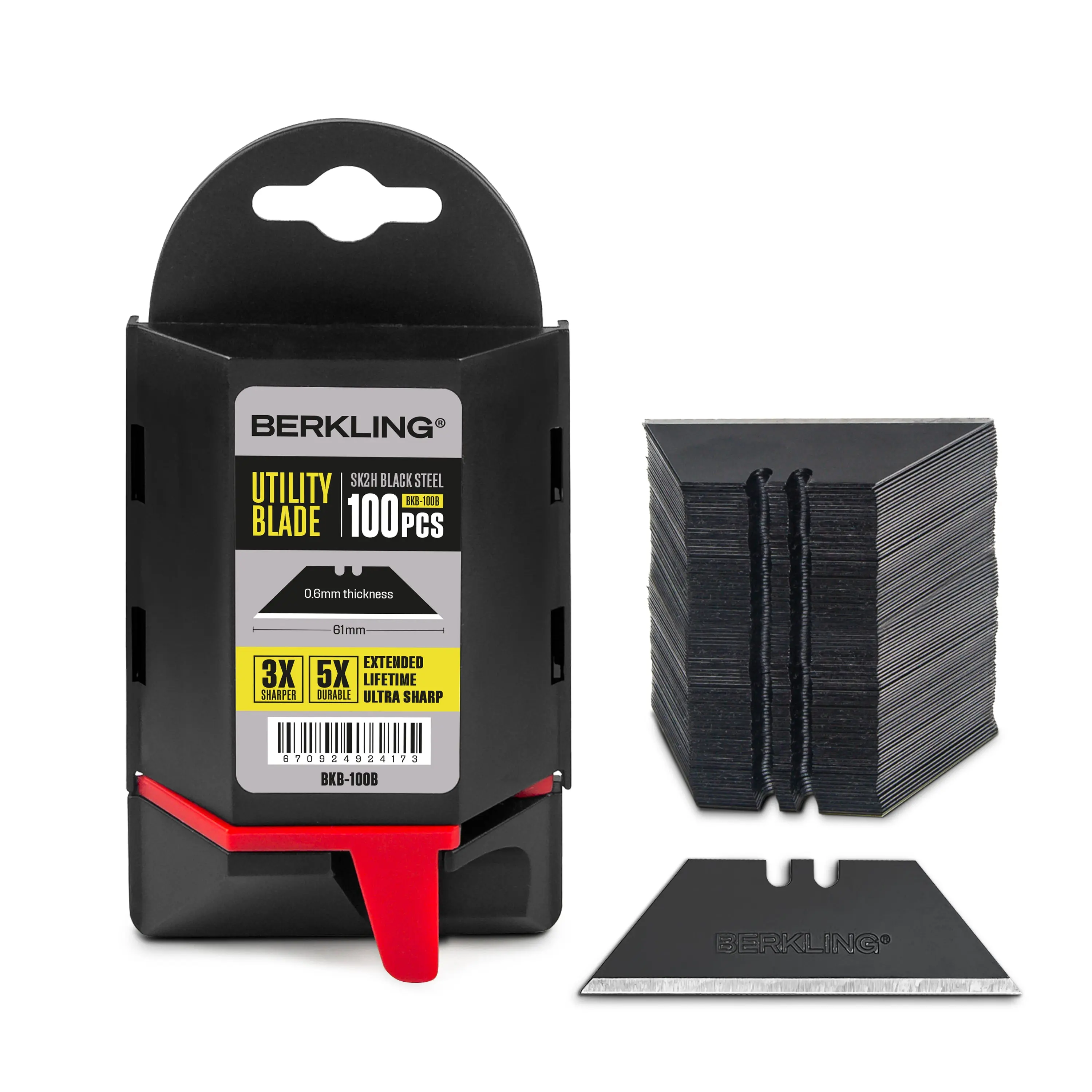Berkling BKB-100B – 100 PCS Ultra Sharp Black Blades Berkling BKB-100B – 100 PCS Ultra Sharp Black Blades