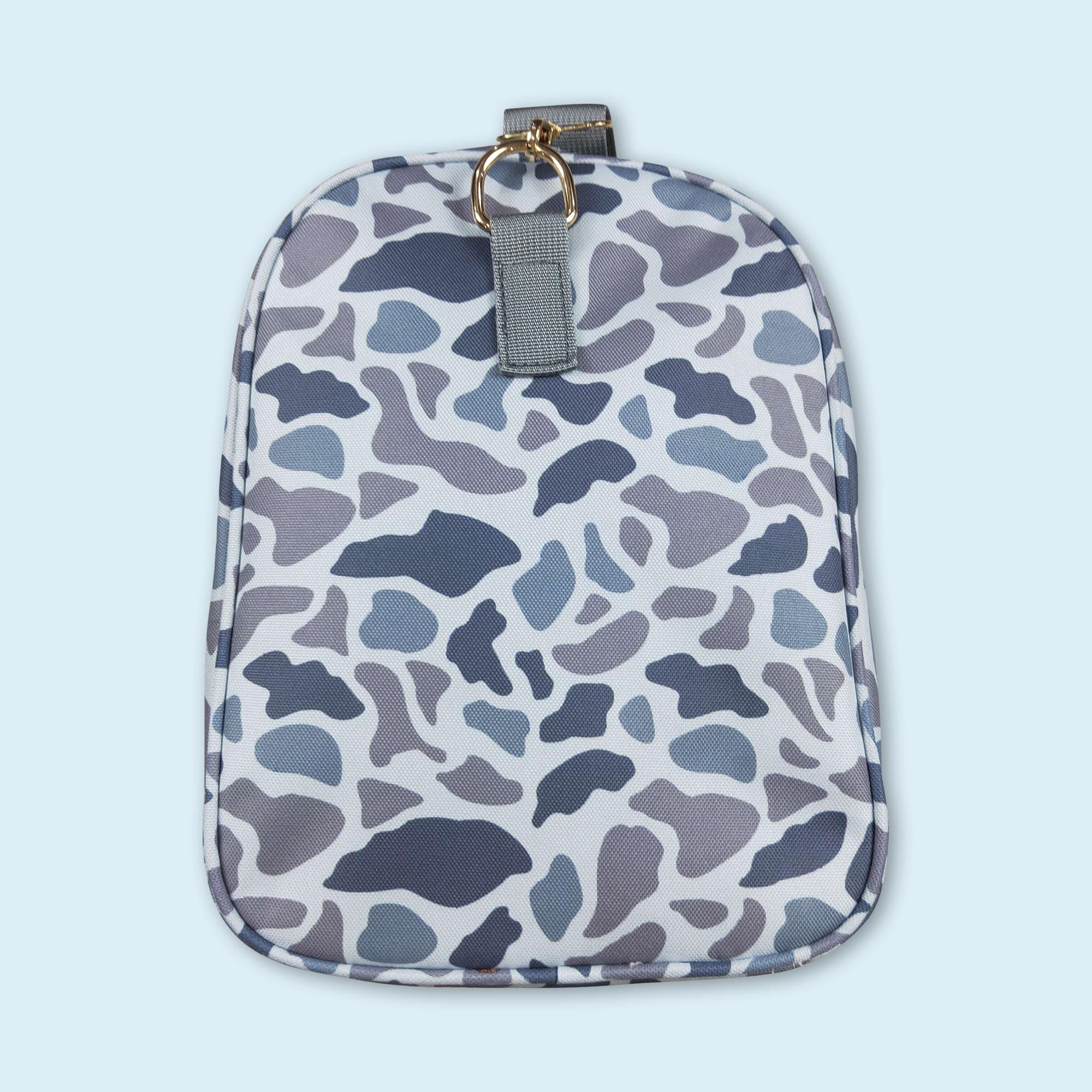 Camouflage print sports duffel bag adult travel bags