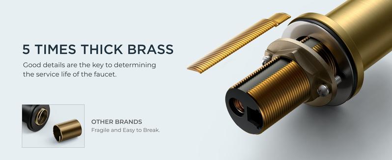 FORIOUS Waterfall Bathroom Faucet Single Handle with Deck Plate, Metal Pop up Drain, cUPC Hoses for Vanity Basin RV Lavatory Sink, Drip-Free Stability, Rust-Resistant, 3/8" Hoses Included - Decorative FORIOUS Waterfall Bathroom Faucet Single Handle with Deck Plate, Metal Pop up Drain, cUPC Hoses for Vanity Basin RV Lavatory Sink, Drip-Free Stability, Rust-Resistant, 3/8" Hoses Included - Decorative