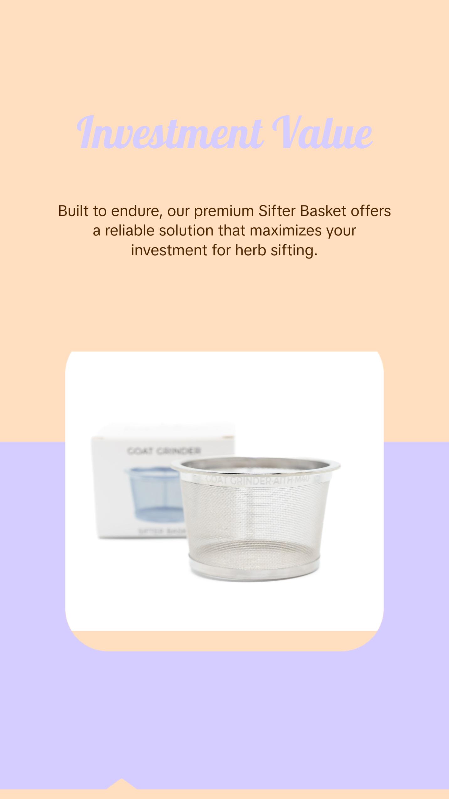 Grinder Sifter Basket