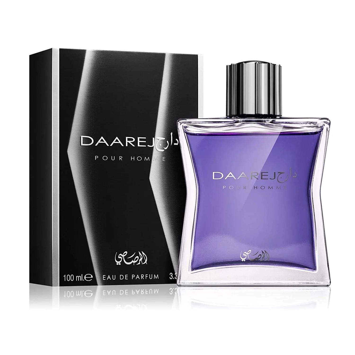 Rasasi | Daarej Pour Homme - Mens Fragrance - 3.4 oz (100ml) Vanilla - Warm - Spicy - Amber Fragrance Rasasi | Daarej Pour Homme - Mens Fragrance - 3.4 oz (100ml) Vanilla - Warm - Spicy - Amber Fragrance