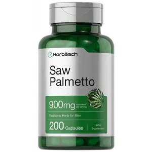 Horbaach Saw Palmetto Extract | 900mg | 200 Capsules | Non-GMO and Gluten Free Formula | Traditional Herb Supplement | from Saw Palmetto Berries
