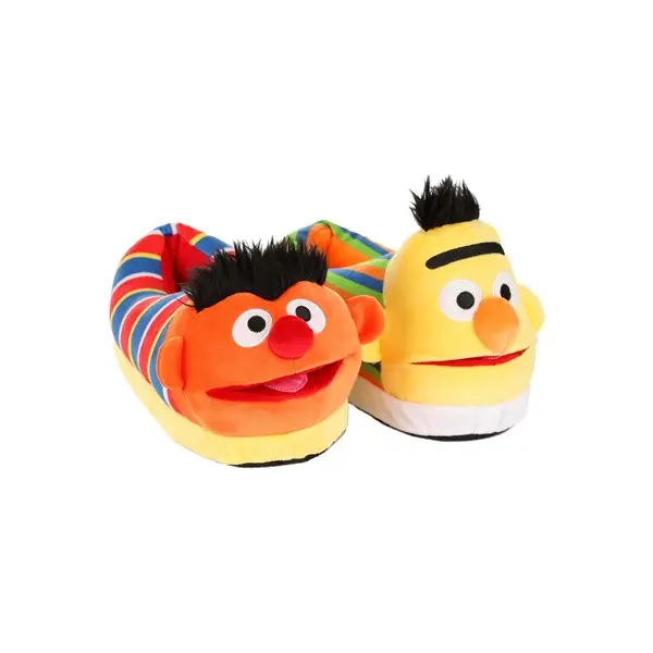 Adult Bert & Ernie Plush Slippers, Shoe, Footwear