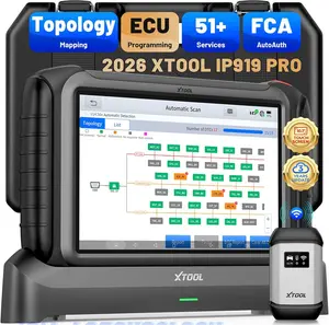 XTOOL IP919 PRO OBD2 Scanner Full System Diagnostics, Topology Mapping, ECU Coding, 42+ Resets, with DoIP/CAN FD/AutoAuth Support
