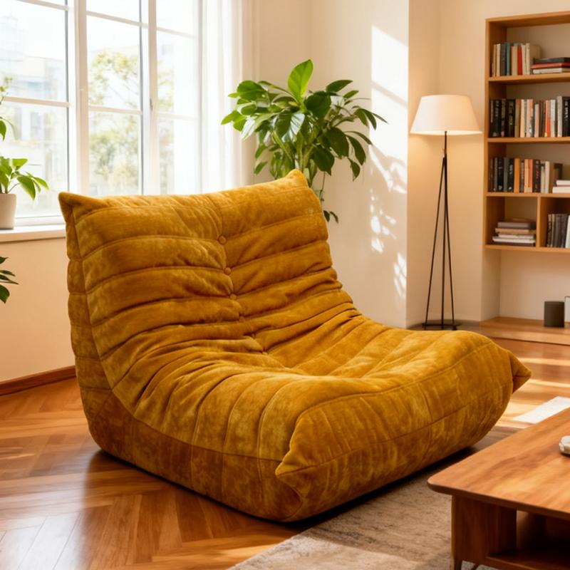 PopupSofa Caterpillar Sofa Compression Sofa | Breathable Soft  Single Sofa  Easy to assemble easy to move for Living Room Apartment Office