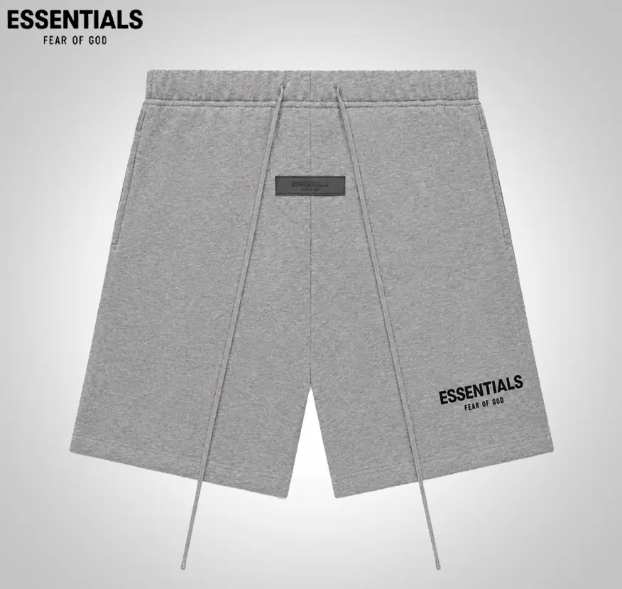 Fear of God Essentials Sweatshort 100% Cotton Men's Breathable Casual Shorts Oversized Streetwear Lounge Shorts