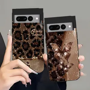 Suitable for [Google Pixel 7 Pro] high-end women's phone case🤩，the pattern is printed, not glitter; various leopard print patterns are available，drop-resistant and fingerprint-proof YM99