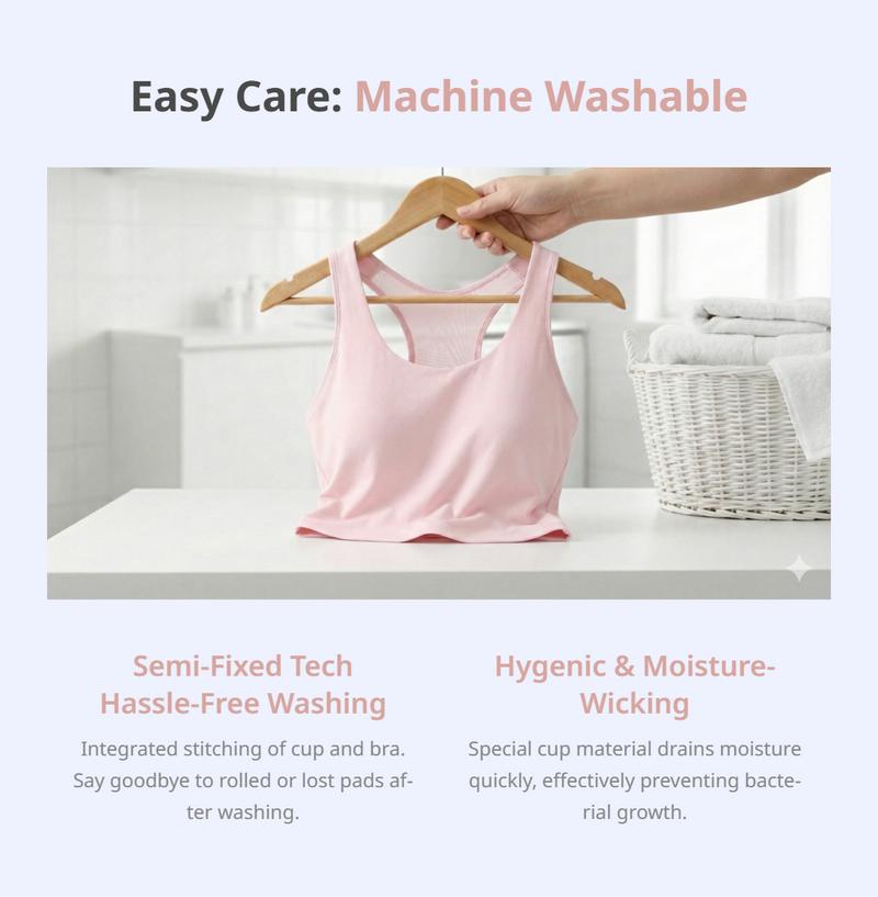 HSIA AirBalance Wirefree Lightly Padded Medium Support Breathable Sports Bra Yoga Running Criss Cross Back Crop Top or Racerback Longline Tank Top 32D 40DDD