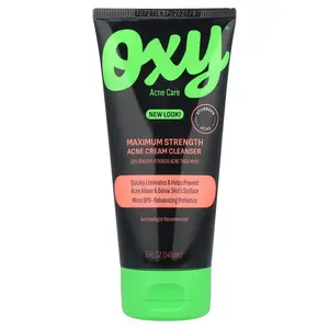 Oxy Skin Care Maximum Strength Acne Cream Cleanser , 5 fl oz (148 ml)