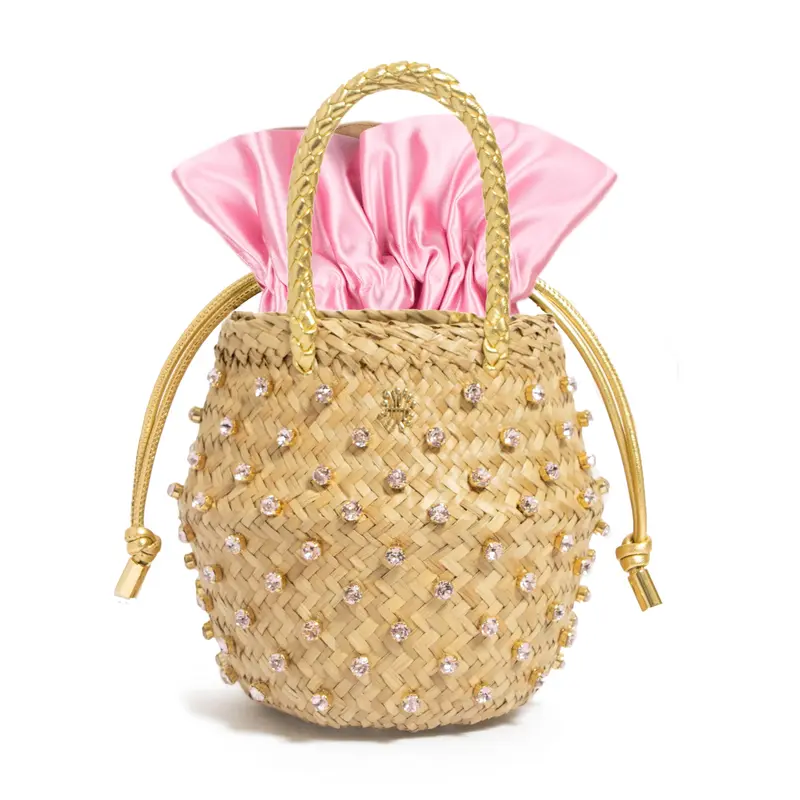 Nina Double Golden Sorbet Bag in Dragee, from Le Nine