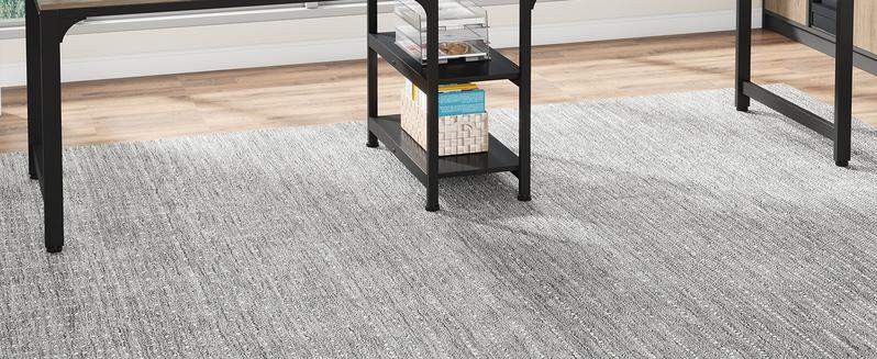 【BTS ONLY】Tribesigns 90.55'' 2 Person Computer Desk with Storage Shelves