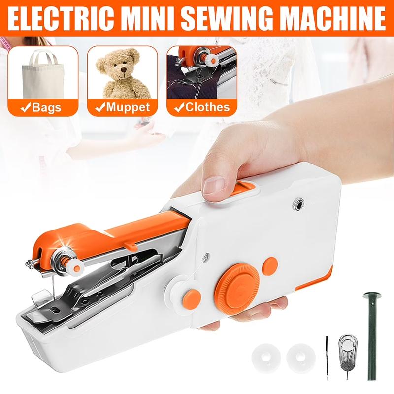 Viral Quick Fix! BSHAPPLUS Cordless Mini Handheld Sewing Machine for On-the-Go Repair (6PCS Kit)