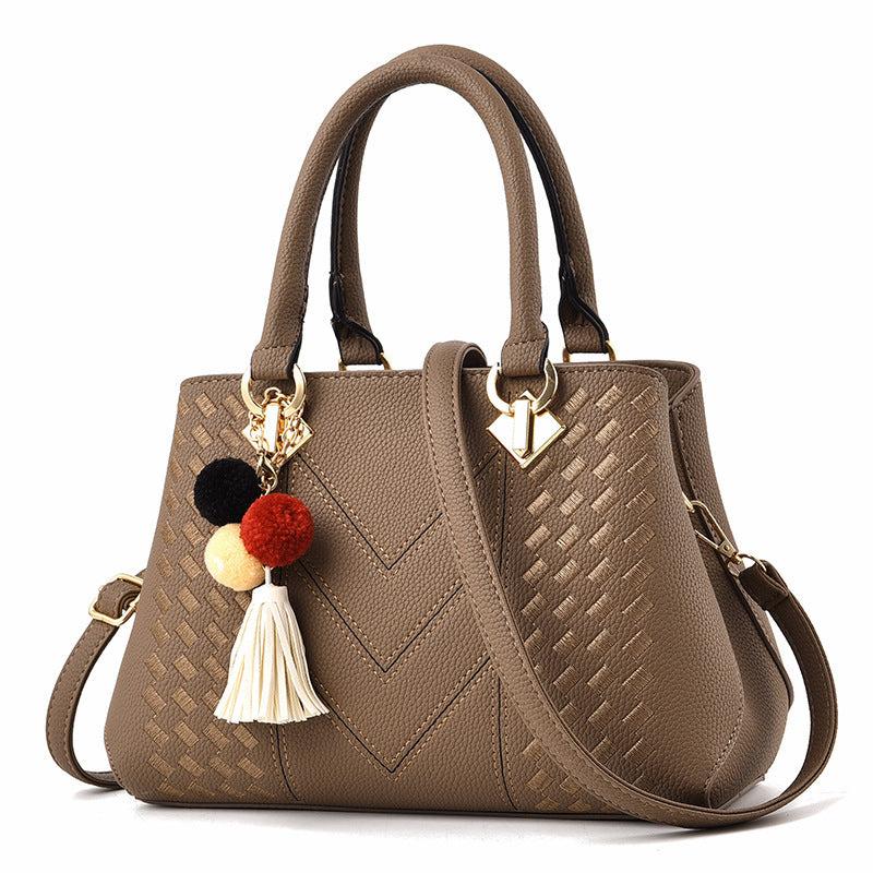 Luxe Quilted Top-Handle Satchel