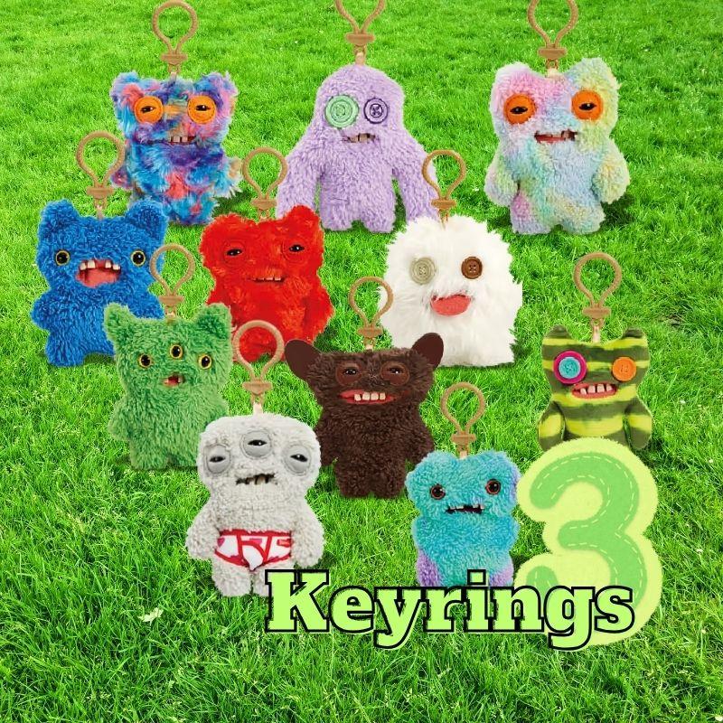 Fuggler Key Rings Series 3 Funny Ugly Monster Plush Collectible Toy ...