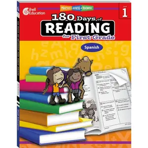 180 Days™: Reading for 1st Grade Spanish Practice Workbook for Classroom and Home, Cool and Fun Practice Created by Teachers (180 Days of Practice) (Spanish Edition)