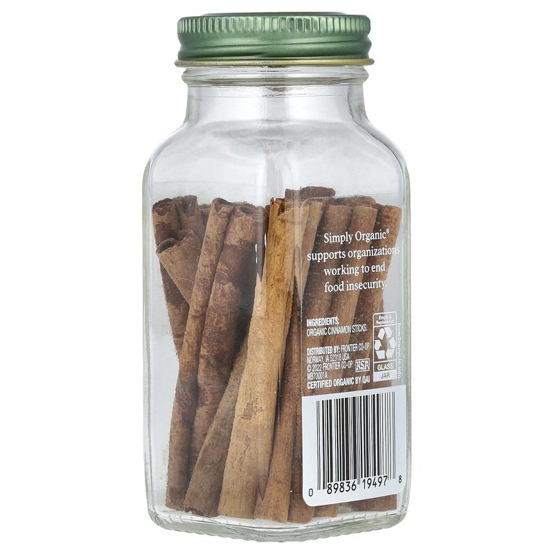 Simply Organic Cinnamon Sticks, 1.13 oz (32 g)