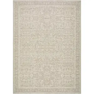 Livabliss Nabela Noor Home Athiyo III Machine-Woven Traditional Style Home Decorative Rug, Beige, Home Decorative Rugs