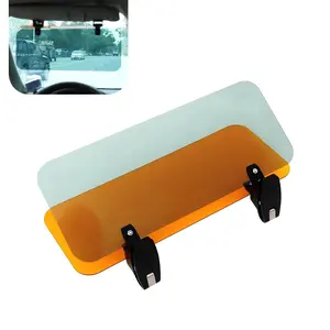 Clip on car windshield sun visor suitable for both day and night adjustable ensuring safe visibility while driving at night