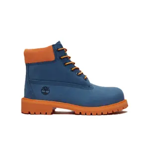 Youth Timberland Premium 6 In Lace Medium Dark Blue Nubuck (TB0A6BET EP2) (GS)