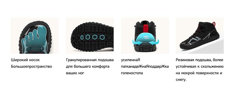 HOBIBEAR Wide-Width Shoes Spring and Autumn Men's Shoes Sports Shoes Casual Mid-Cut Fabric Breathable Single Shoes Walking Shoes Sneaker Trainer