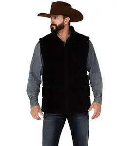 Cody James Men's Mesa Quilted Snap-Front Sherpa Vest - Cmfa21v3