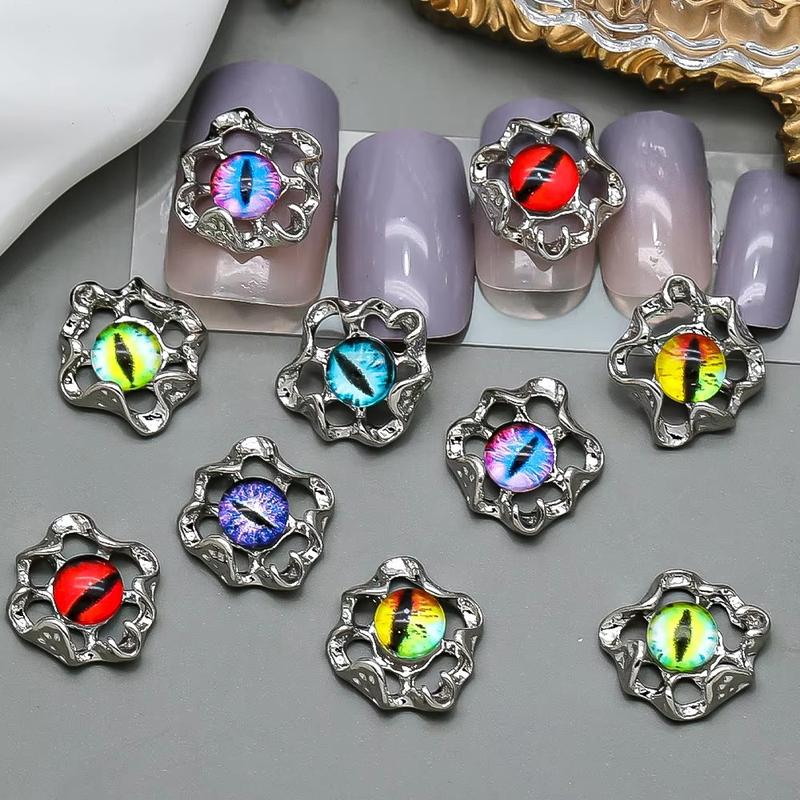 8 Piece Nail Art Kit Delicate Nail Decorations for Short Long Nails Easy to Use Dazzling Designs