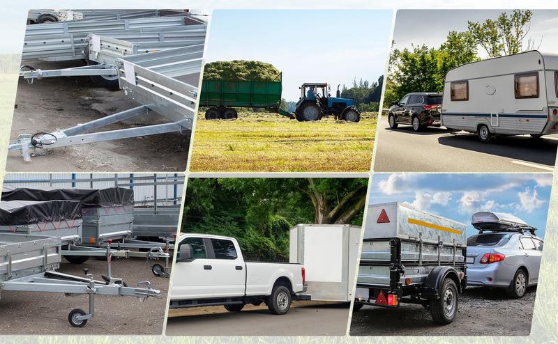 GARVEE 2 Inch Clamp-On Trailer Hitch Receiver for Tractor Bucket Adapter