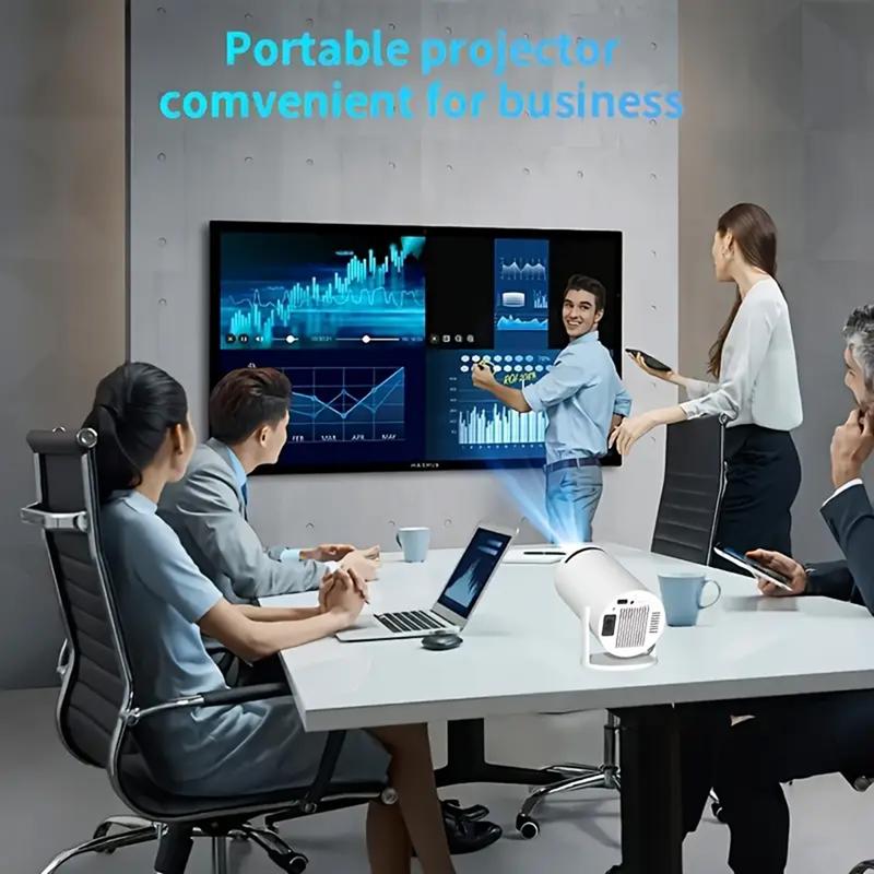 Portable Projector 2.4/5G WiFi 360° HD LED 200 InchScreen Built-in Speaker Multifunctional Projector forHome Cinema and Outdoor Use Portable Projector 2.4/5G WiFi 360° HD LED 200 InchScreen Built-in Speaker Multifunctional Projector forHome Cinema and Outdoor Use