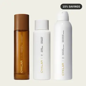 Vanilla Verve Soft Skin Set – Includes Glycolic Acid Exfoliating Body Spray, Ceramide Milky Essence, Vitamin C Body Oil