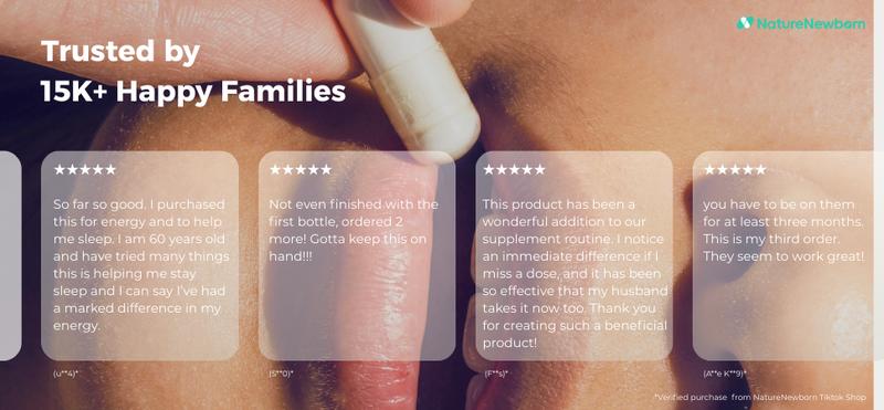 Naturenewborn NR1000 - High Purity NAD+ Supplement forTriple Anti-Aging, Energy, Focus - 60 Count - Vitamin & Wellness Dietary Healthcare Edible Nutrition Fitness