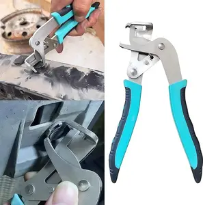 Car Clip Pliers - Multi-functional Panel Removal Pliers, Professional Trim Clip Remover, Spring Loaded Clip Remover for Stubborn Clips, Plastic Rivets, Bike Tire