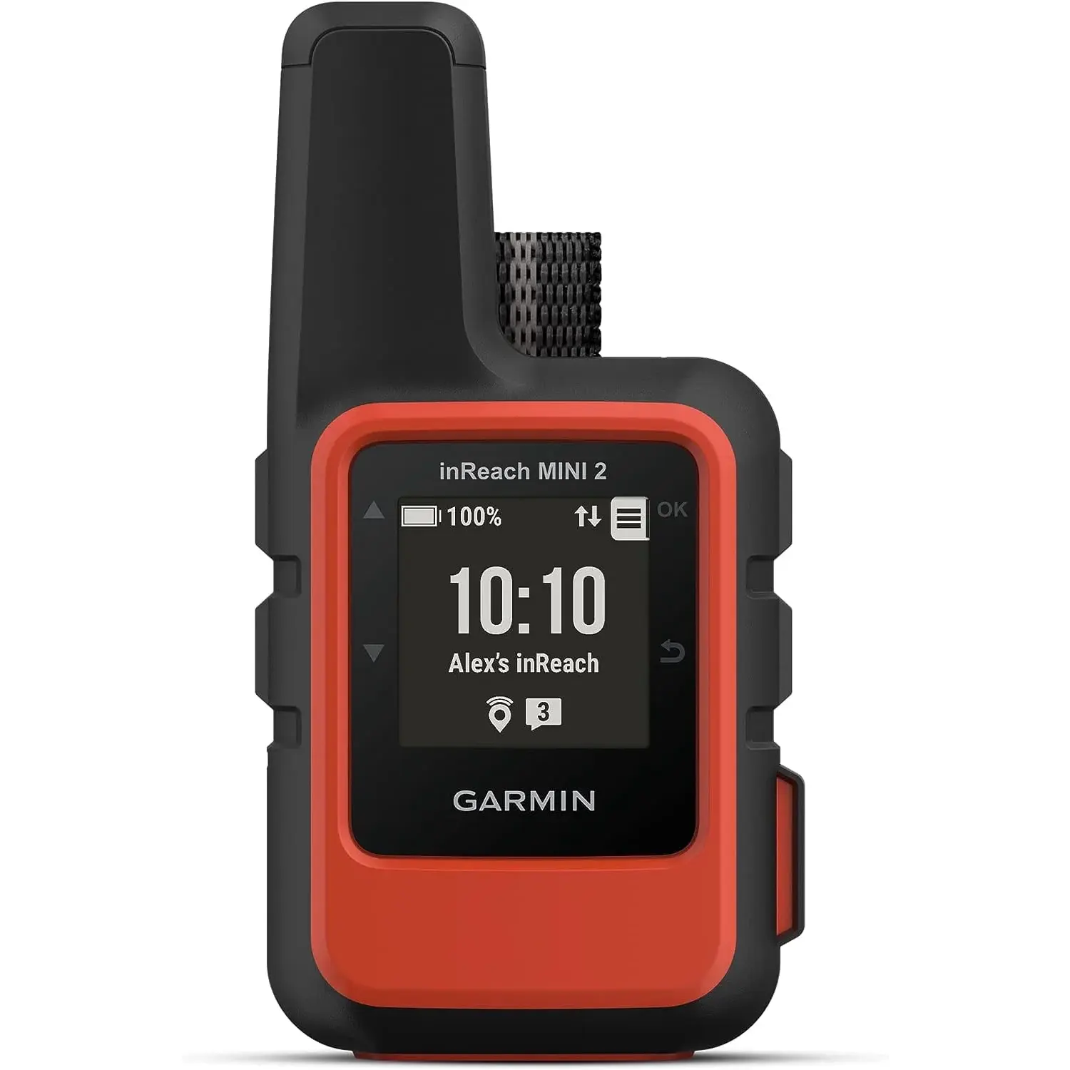 Garmin Inreach Mini 2 - Ultra-Lightweight Satellite Communicator for Hiking, Compact Design, Flame Red, Stay Connected Anywhere, Emergency SOS, GPS Navigation, Perfect for Outdoor Adventures GARMIN