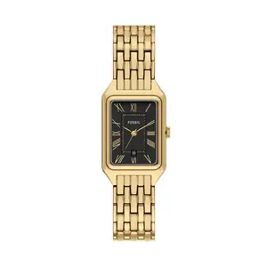 Fossil Women's Raquel Three-Hand Date Gold-Tone Stainless Steel Watch