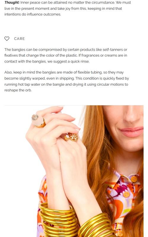 Gold All Weather Bangles® (Set of 9) - Serenity Prayer Gold All Weather Bangles® (Set of 9) - Serenity Prayer