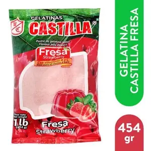 Gelatina Castilla Fresa 1lb from Guatemala delicius flavor