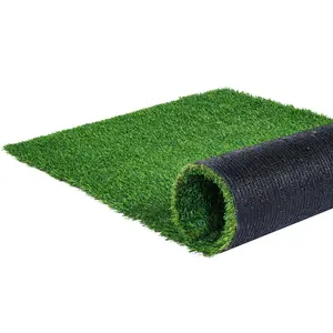 VEVOR Artifical Grass,  , 3 x 5 ft Rug Green Turf, 1.38" Fake Door Mat Outdoor Patio Lawn Decoration, Easy to Clean with Drainage Holes, Perfect For Multi-Purpose Home Indoor Entryway Scraper Dog Mats
