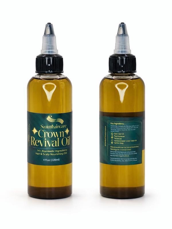 SolutHairCare Crown Revival Oil-Ayurvedic Ingredients Hair Growth & Scalp Nourishing Oil 4oz/120ml