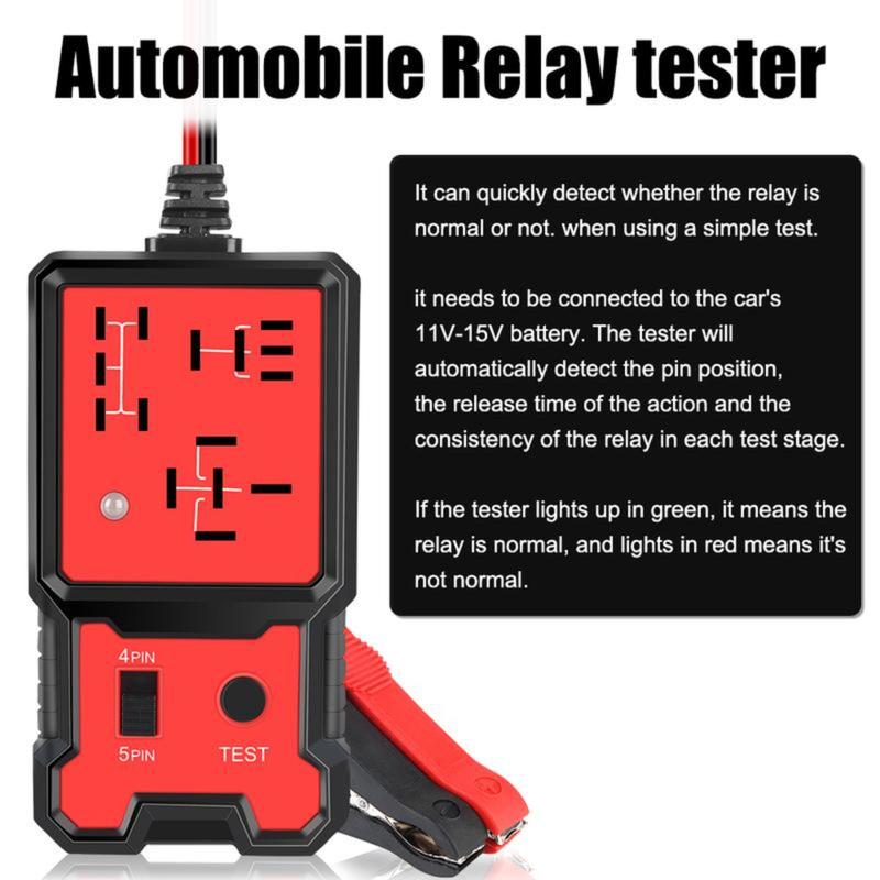 Automotive Relay Tester Tool, 12V Car Relay Tester, Automotive Relay Tester Tool 2025, Code Readers & Scan Tools, Diagnostic & Test & Measurement Tools