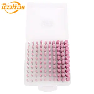 100PCS Grinding Stone Bits for Rotary Tool | 1/8" Shank Abrasive Mounted Points Set