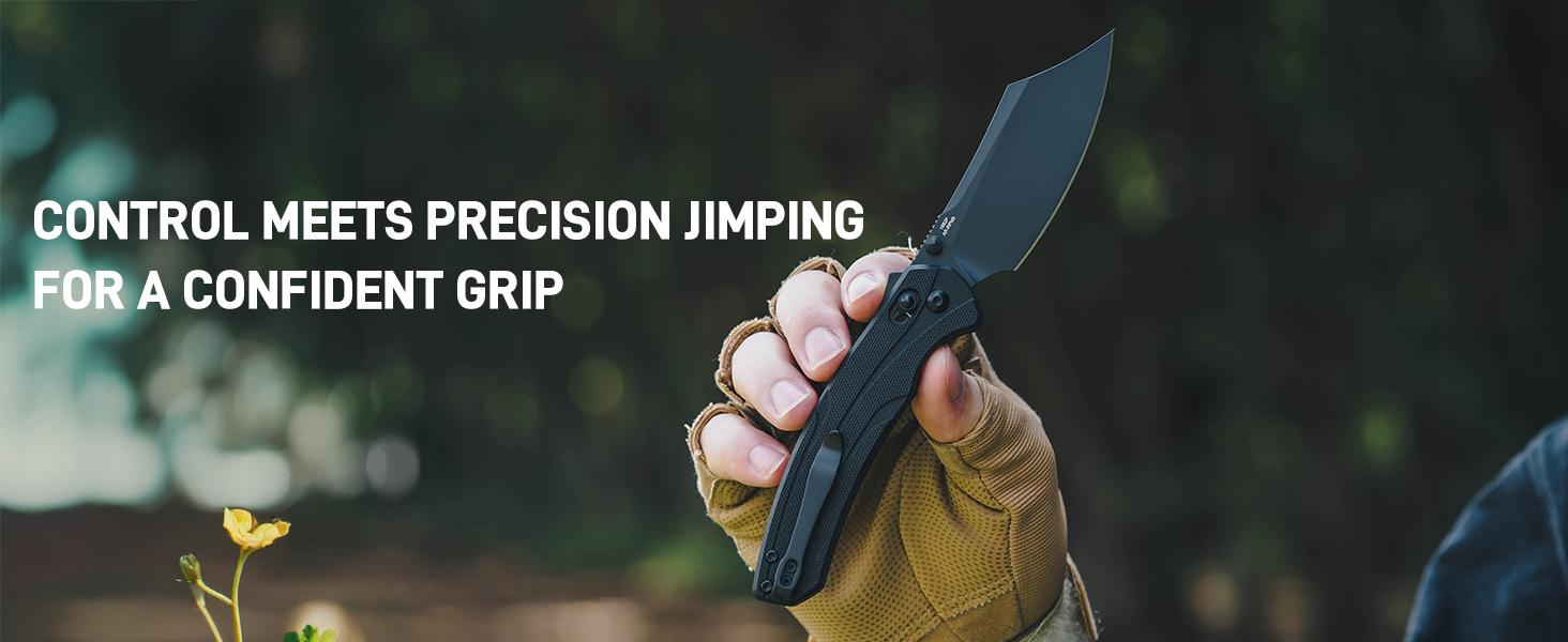 Artisan Cutlery Simoon Pocket Knife with AR-RPM9 Steel Blade G10 Handle Folding Knives with Recoil Lock for Outdoor Camping, Hunting and Daily Tasks