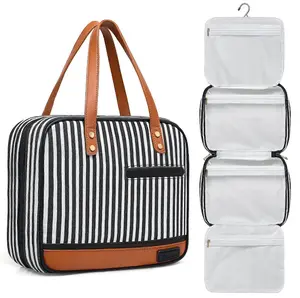 Hanging travel toiletry bag for daily use