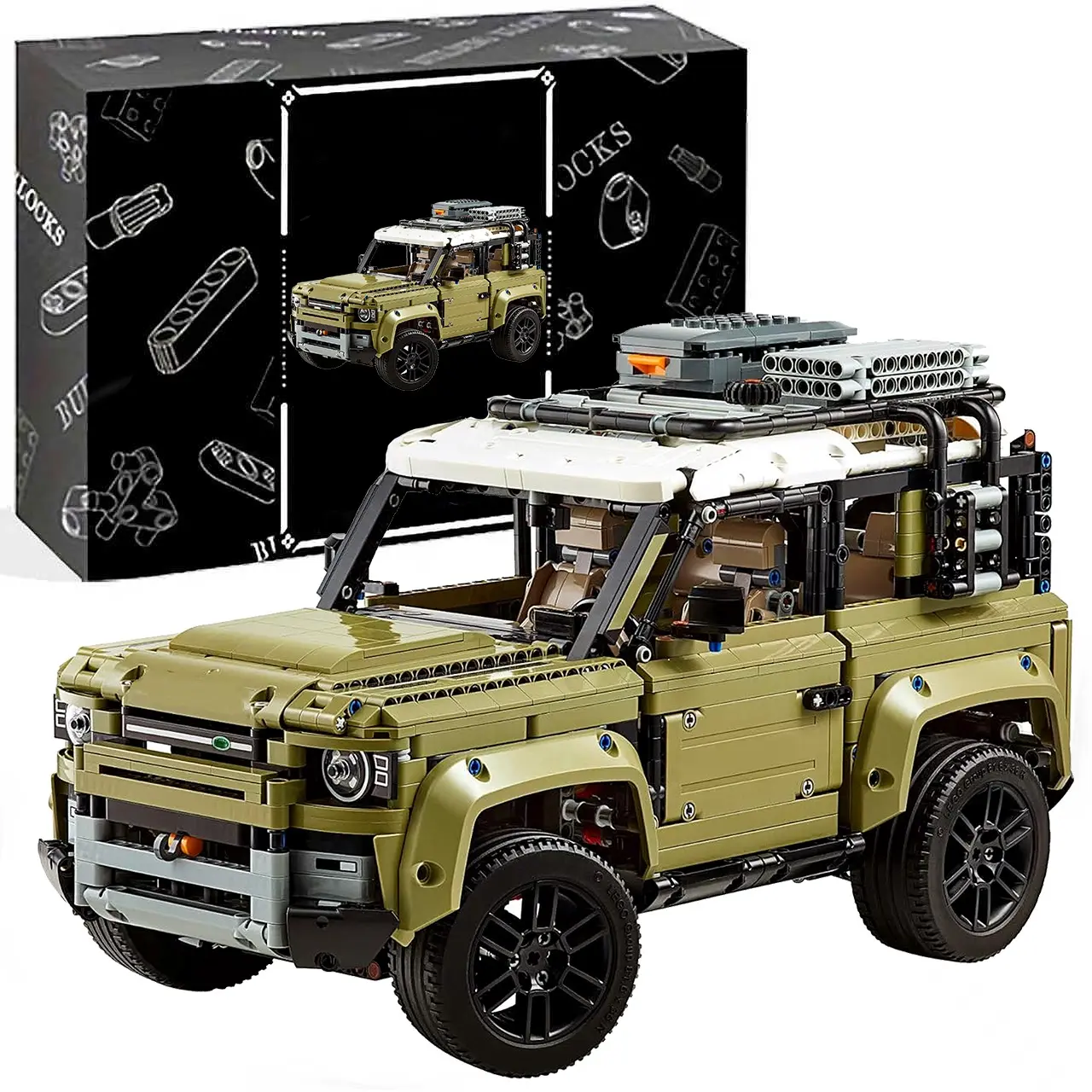 1:8 Technic Building Kit (2573 Pieces), Collector's Model Car Off Road 4x4 Car,Exclusive Collectible Model, Advanced Building Set #Summervibes