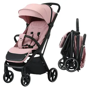 2 in 1 Baby Stroller, One-click Folding Lightweight Foldable ， Perfect for Travel, Shopping & Daily Walks, Ergonomic Design, Aluminum Alloy Frame