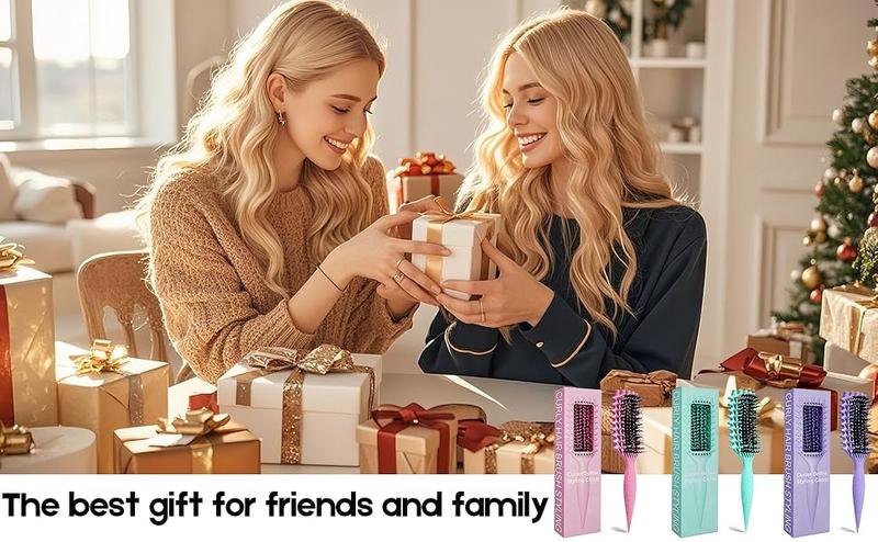 2026 Curly Hair Brush, Curl Defining Brush, DefiningBrush for Detangling Shaping and Defining Curls, LessPulling,Reduces Frizz, Effortlessly DefinedCurls,Waves&Coils, Defining Curls for Women,Men,Wet&Dry Hair