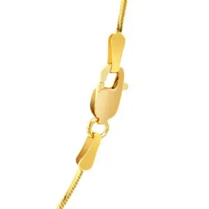 14k Yellow Gold Round Snake Chain (0.90 mm)
