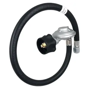 25IN for Weber Hose and Regulator Kit, for Weber Genesis/Spirit/Summit I/II Grill Regulator Replacement, Includes 200/210/300/310/330, Silver/Gold Series, for Weber Gas Grills Parts 7627 67069 69891