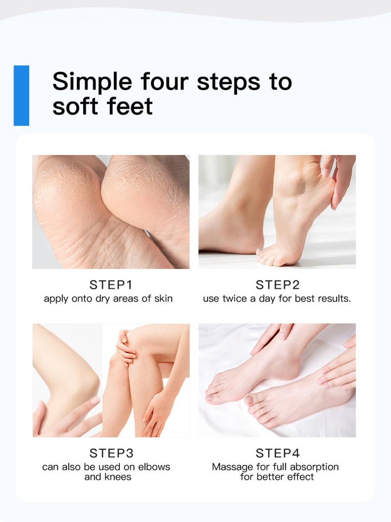 Silkia Heel Repair Cream 25% Urea Vitamin E Infused - Daily Care for Dry Cracked Feet FDA Approved Therapy Therapeutic