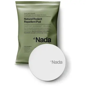 deNada Rodent Pod, Plant-Based Rodent Repellent Pod, Essential Oil Rodent Deterrent, Helps Repel Mice & Rats, Indoor Placement for Homes, Garages & Storage Areas, 2 Pack