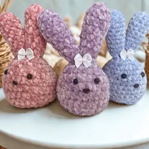 Easter Basket Bunny – Handmade Crochet Plush Toy