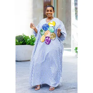 Lolly Oversize Kaftan LINEN | BLUE